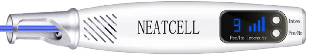https://neatcell.net?sca_ref=8364762.rddL6U9q8M Neatcell picosecond laser pen for at-home dark spot removal, tattoo fading, and professional skincare results without the medspa